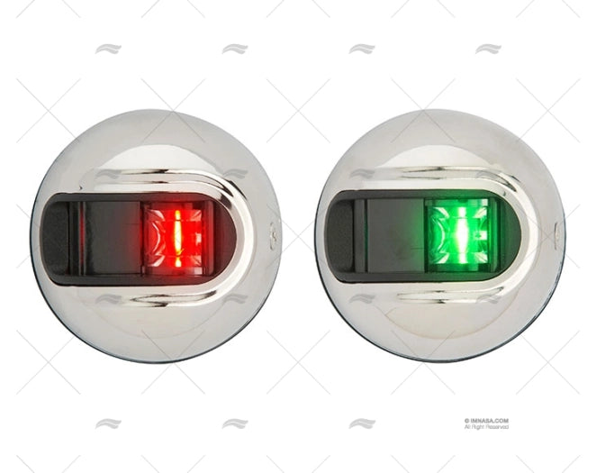 FEU DE NAV ROND BICOLOR INOX V 2MN ATTWOOD