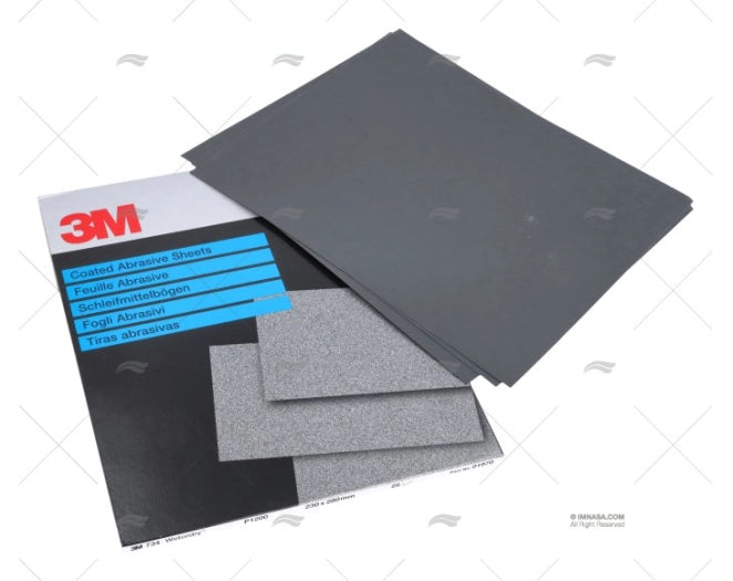 FEUILLE ABRASIVE P1200 230X280mm (25U) 3M