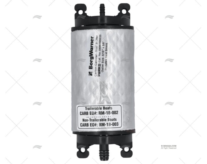 FILTRE CHARBON 0,5 LITRE A/PROT.THERMIQU PERKO