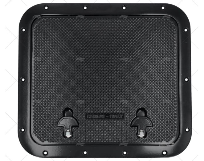 FRAPPE ACCES 510x460mm NOIRE ALUMINIUM