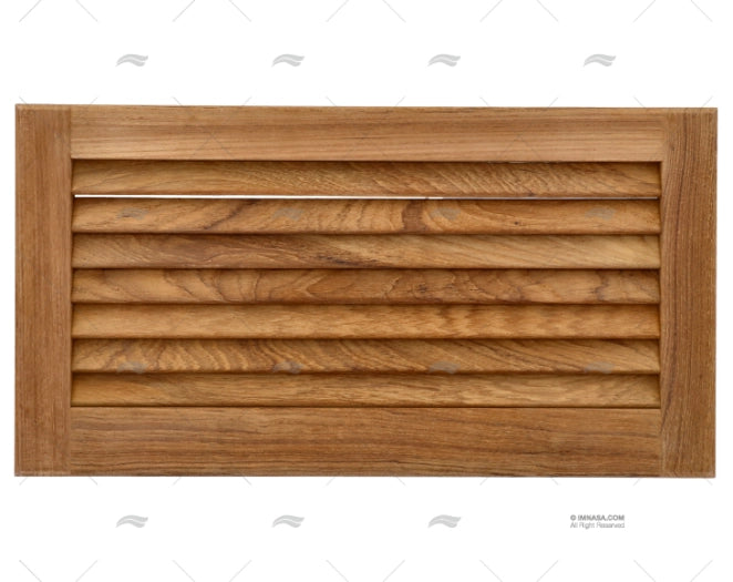 GRILLE AERATION TEAK 450x240mm ARC MARINE