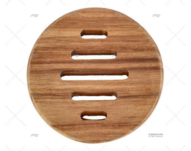 GRILLE DE VENTILATION TEAK D 100mm ARC MARINE