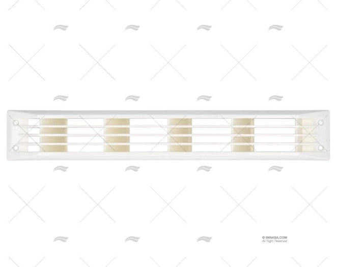 GRILLE INCLIN╔E BLANC 450mm X 70mm