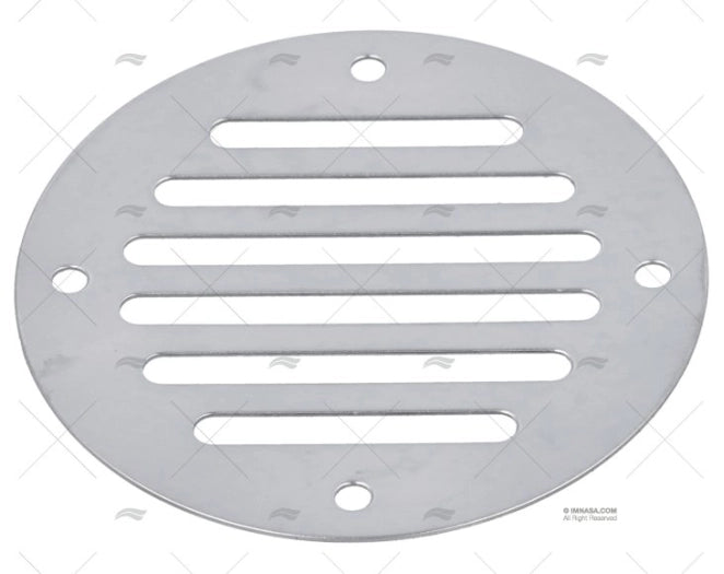 GRILLE INOX PLATE DIAM 83mm
