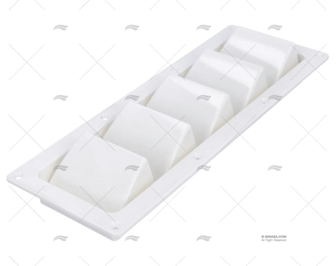 GRILLE PVC BLANC 336.6mm X 120.7mm