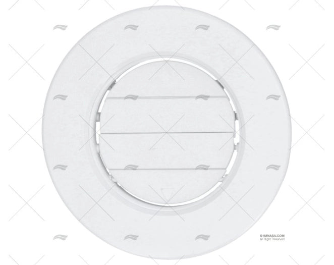 GRILLE VENTILATION PVC FLUSH DIAM 165mm
