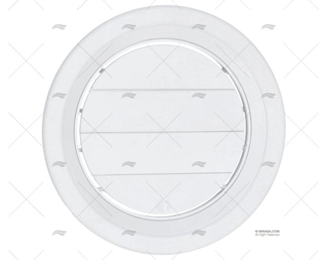 GRILLE VENTILATION PVC FLUSH DIAM 190mm