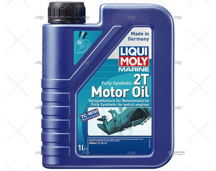 Huile 2TEMPS 1LITRES moteur 100% synthétique Pour moteurs hors-bord