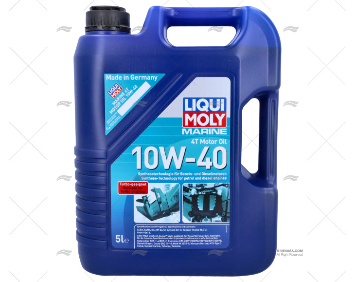 HUILE MOTEUR 4T 10W-40 5L Huile moteur haute performance. Convient aux TURBOCOMPRESSEURS