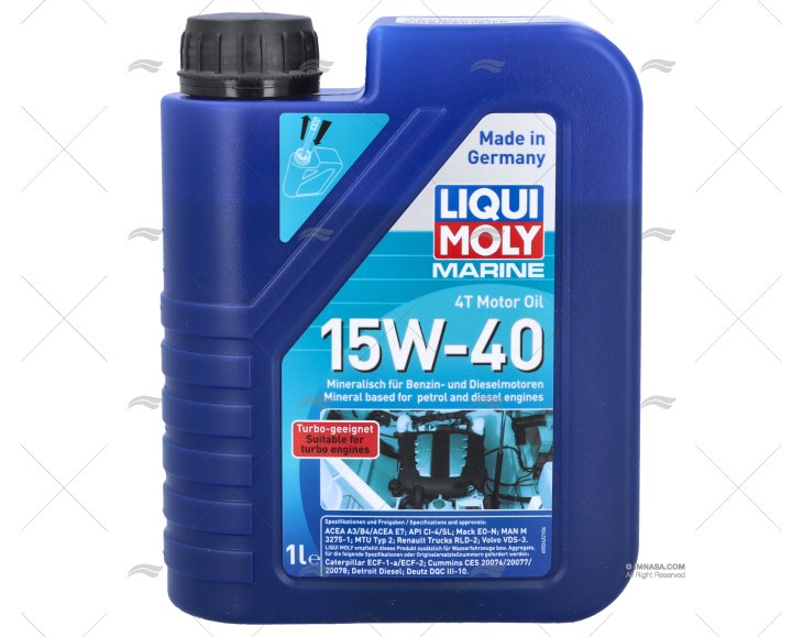 HUILE MOTEUR 4T 15W-40 1L Huile moteur universal haute performance