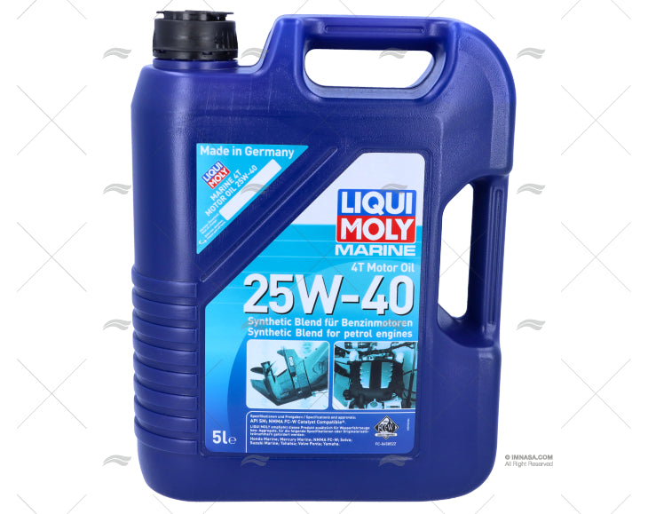 Huile 4T 25W-40 5L moteur minéral haute performance