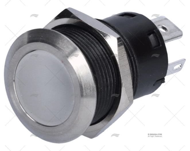 INTERRUPTEUR LED PUSH 20A FOND BLEU