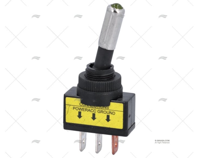 INTERRUPTEUR PUSIER ON-OFF 20A/12V/3PIN3