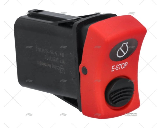 INTERRUPTEUR STOP ENGINE LOCK RED W CARLINGSWITCH