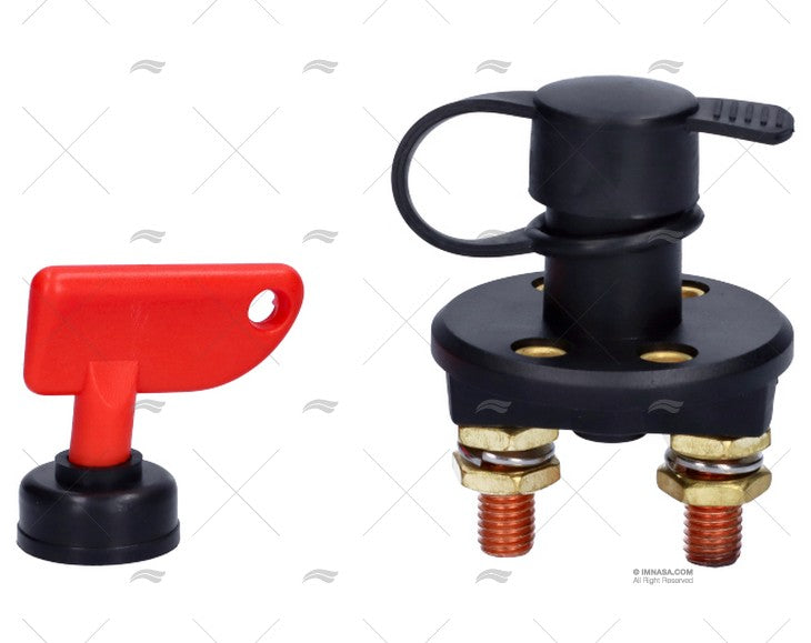 coupe de batterie avec clef rouge