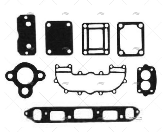KIT JOINT COLECTEUR MERC 153 CID / VIS BARR MARINE3