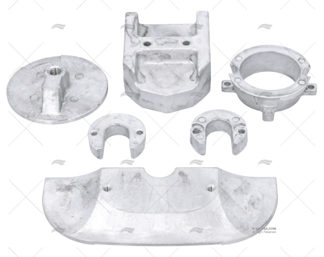 KIT ANODE ALPHA ONE ALUMINIUM S/VIS TECNOSEAL