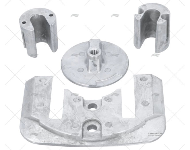 KIT ANODES BRAVO II-III (SANS VIS) TECNOSEAL