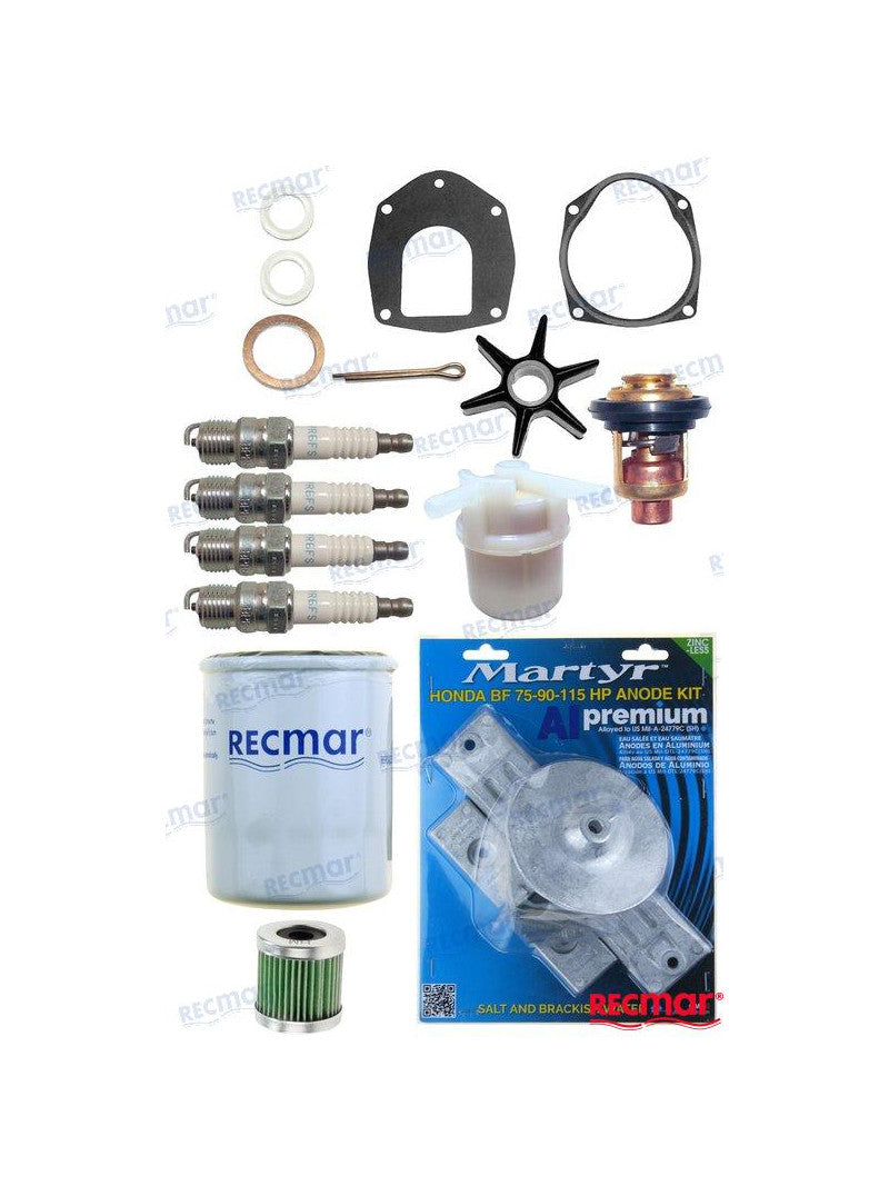kit d'entretien pour moteur hors bord honda BF75D/BF90D