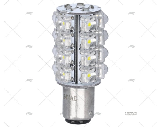 LAMPE BAY15D+- LED 24V BLANC