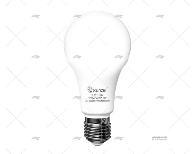 LAMPE LED NATURE E27 60X110 12V-12W XUNZEL