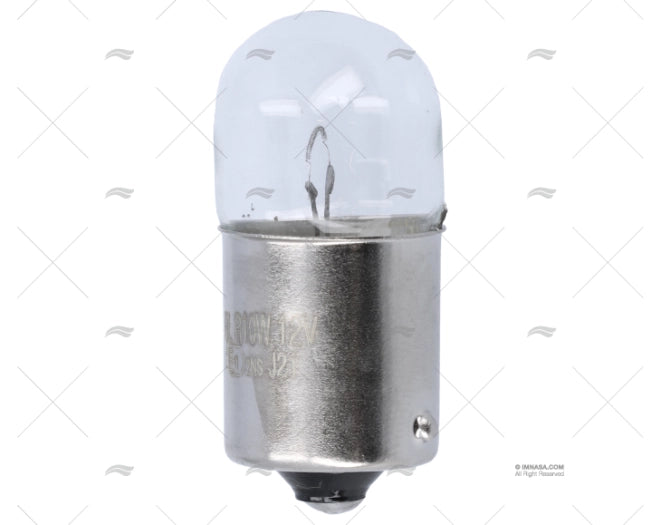 LAMPE SPHERIQUE 19X34 BA15S 12V/10W