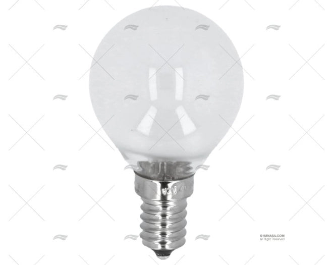 LAMPE SPHERIQUE CLAIRE E-14 12V/40W