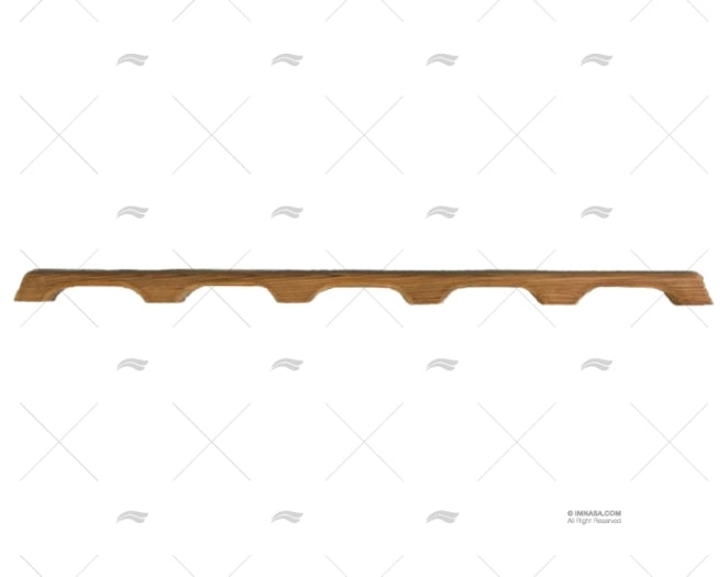 MAIN COURANTE TEAK 1350mm 5 ARCS ARC MARINE