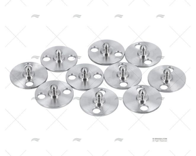 MALE BASE RONDE INOX LOXX