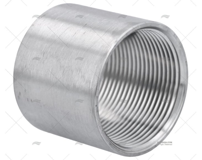 MAMELON DOUBLE FEMELLE INOX 1 1/2"