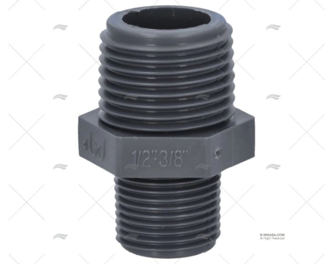 MAMELON FILETE BSP PP 3/8"x1/2" RANDEX IBERICA