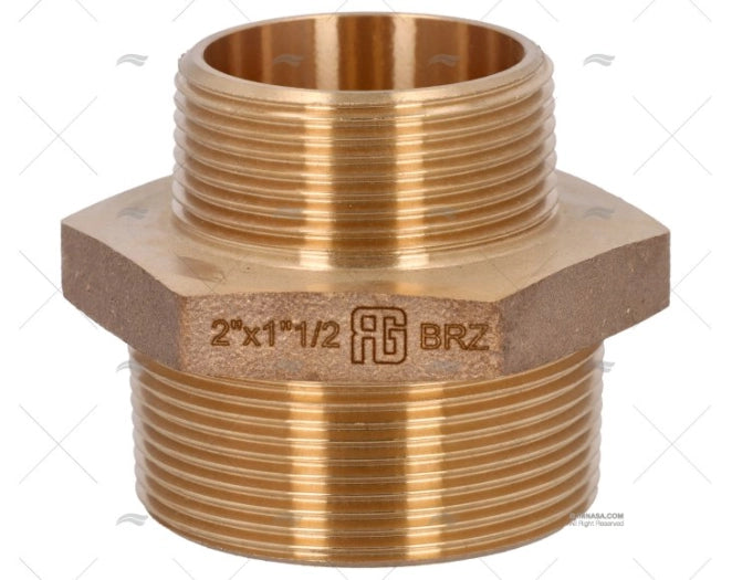 MAMELON REDUCTEUR MALE/MALE 2"-1"1/2 GUIDI