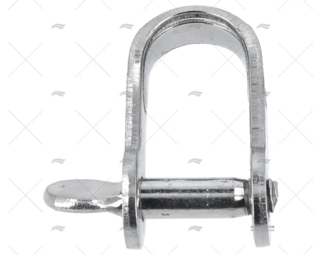 MANILLE PLAT 05mm x 12mm INOX VIADANA