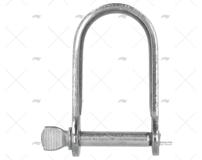 MANILLE PLAT 05mm x 22mm INOX VIADANA