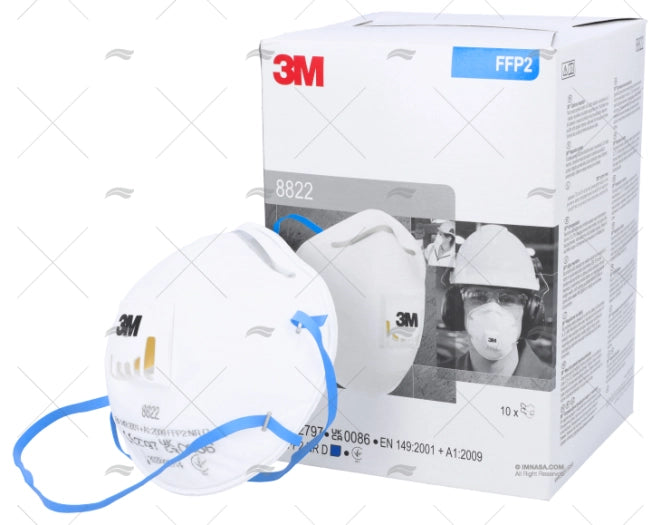 MASQUE DE PROTECTION FFP2S 10U 3M