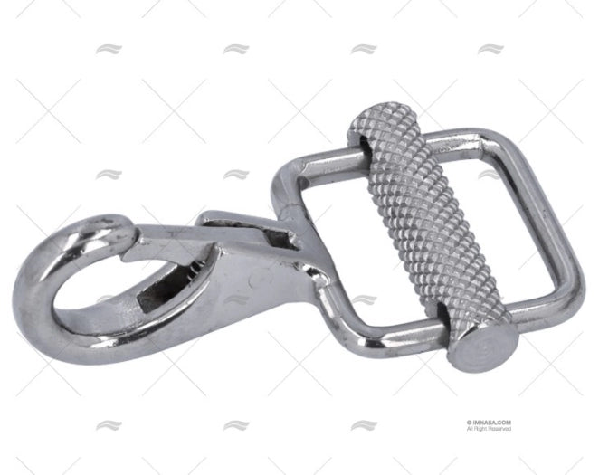 MOUSQUETON A/BOUCLE INOX SS 316 25mm