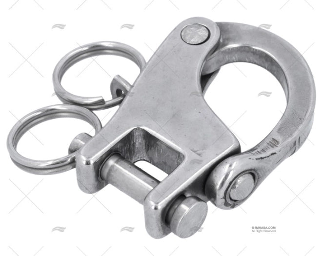 MOUSQUETON DRISSE INOX OEIL PIN 50