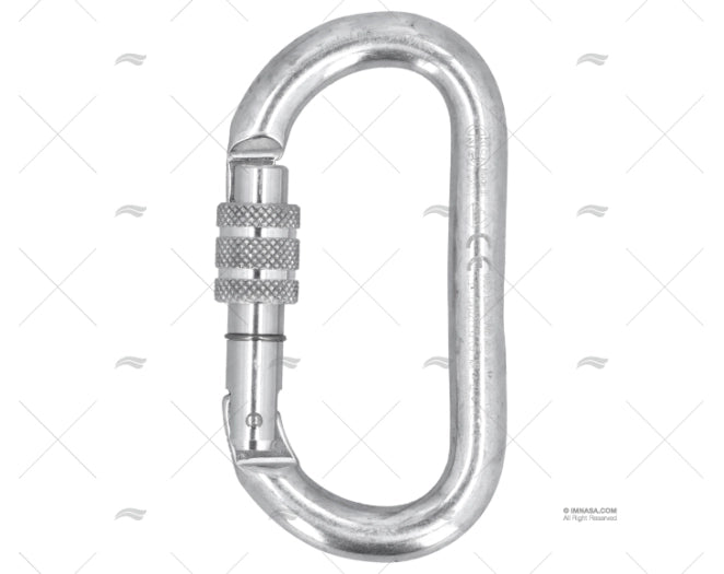 MOUSQUETON KN22 UIAA L OVAL KEY LOCK