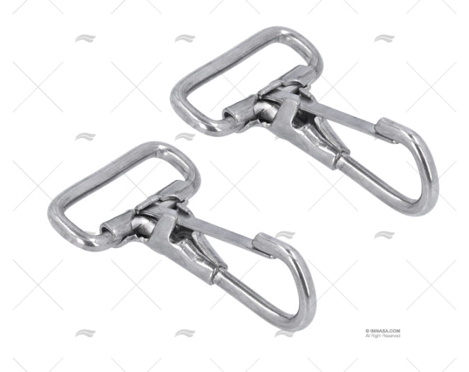 MOUSQUETON OEIL INOX 1-1/8" 2u