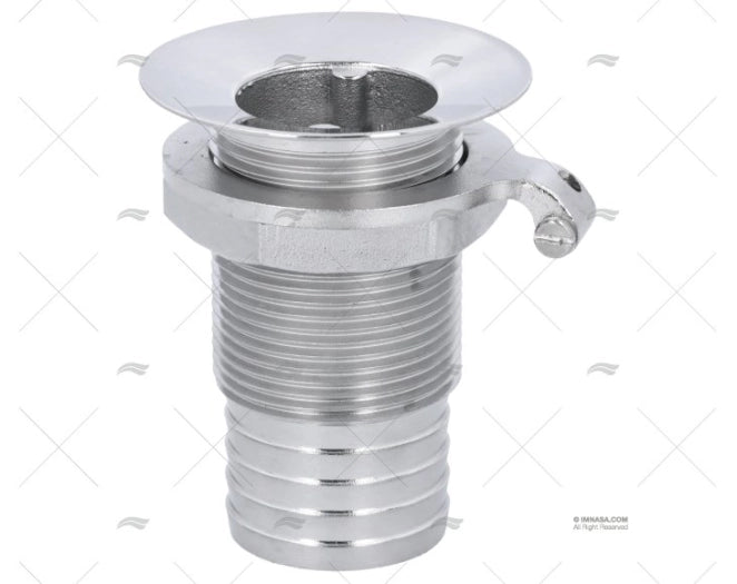PASSE-COQUES INOX AVEC EMBOUT 1 1/4