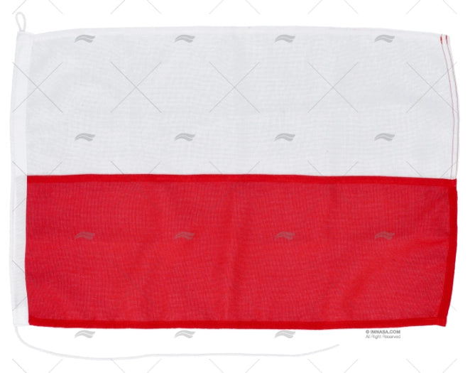 PAVILLON POLOGNE 45x 30cm ADRIA BANDIERE