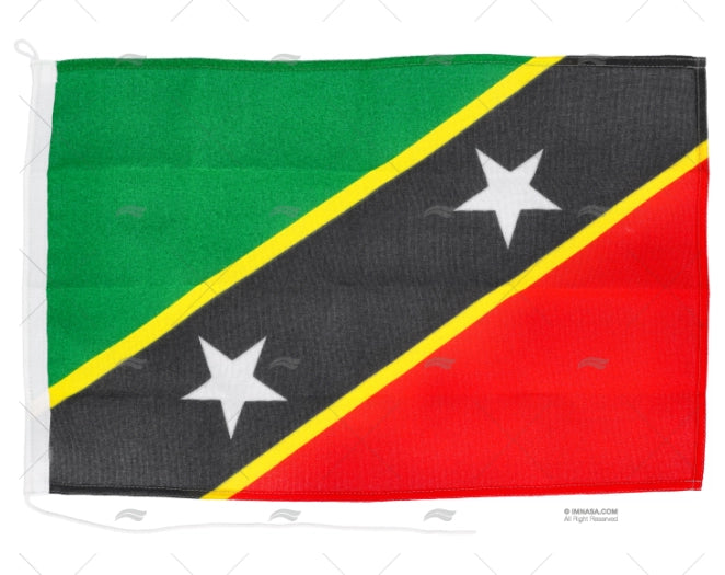 PAVILLON SAINT KITTS & NEVIS 75x 50cm ADRIA BANDIERE