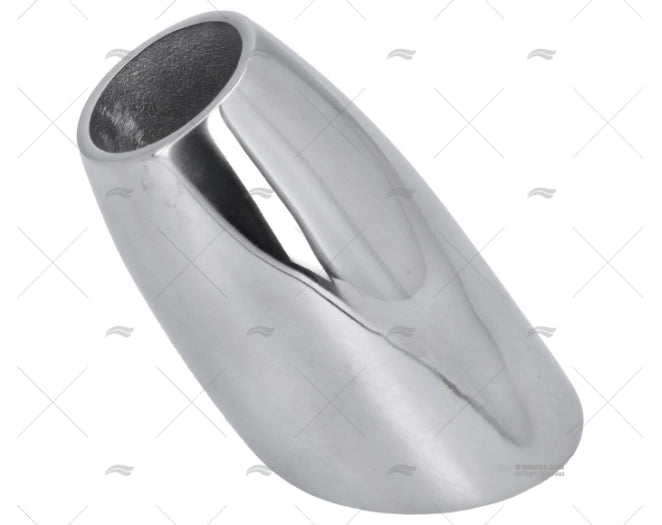 PIED DE BALCON OVALE INOX 60º 25mm