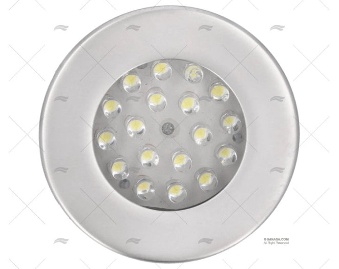 PLAFONIER LED 70mm 12V IP-40 NICKEL