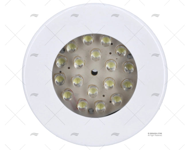 PLAFONIER LED 70mm 12V IP-65 BLANC