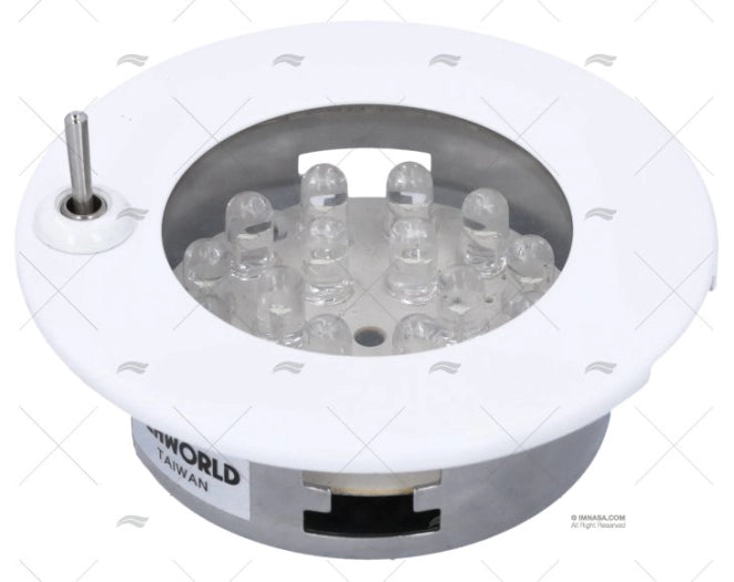 PLAFONIER LED 70mm BLANC AVEC INT