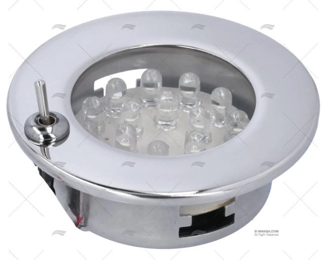 PLAFONIER LED 70mm CROM AVEC INT