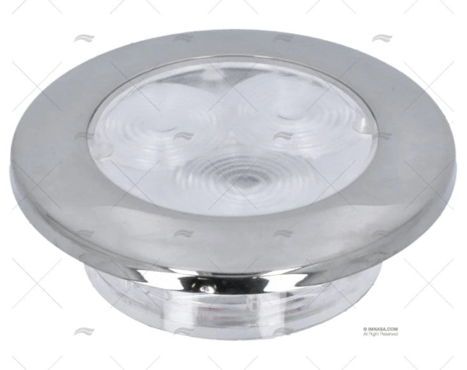 PLAFONNIER LED ENCASTRABLE 12V INOX