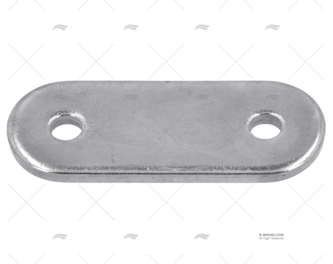 PLAQUE INOX 19x51mm