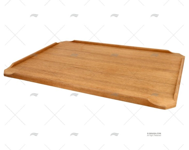 PLATEAU DE TABLE PLACAGE TEAK 50x ARC MARINE